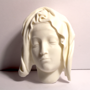 Blessed Virgin Mary’s Face – from Pietà – by Michelangelo – ca. 1499 – 4 Inches
